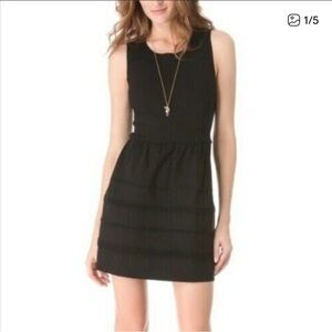 Madewell Black Sleeveless Mini Dress